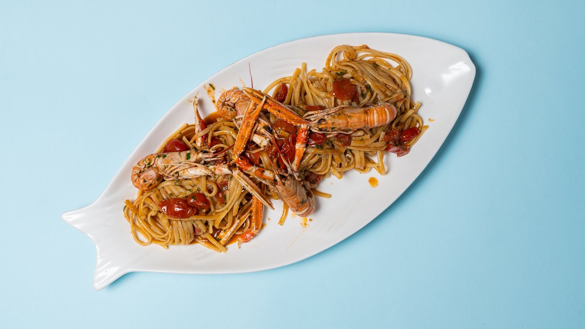 Linguine with Scampi