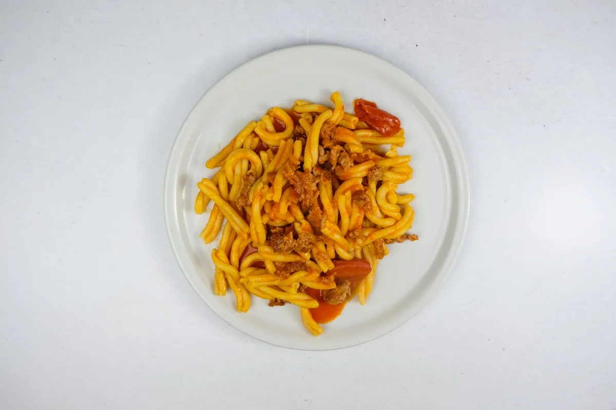 Garganelli al ragu di salsiccia