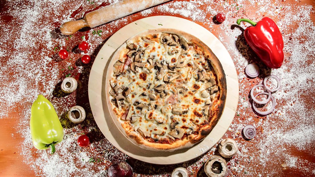 Pizza Prosciutto e funghi Ø 32cm