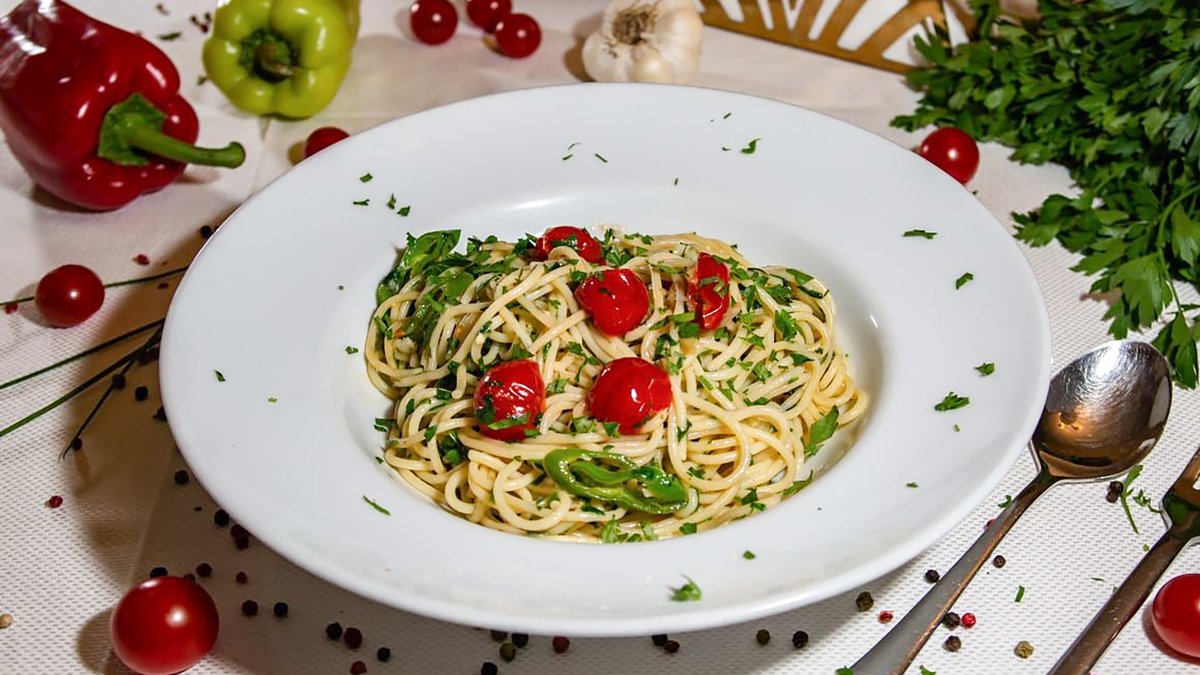 Spaghetti Aglio, olio e Pepperoncini 500 Gr.