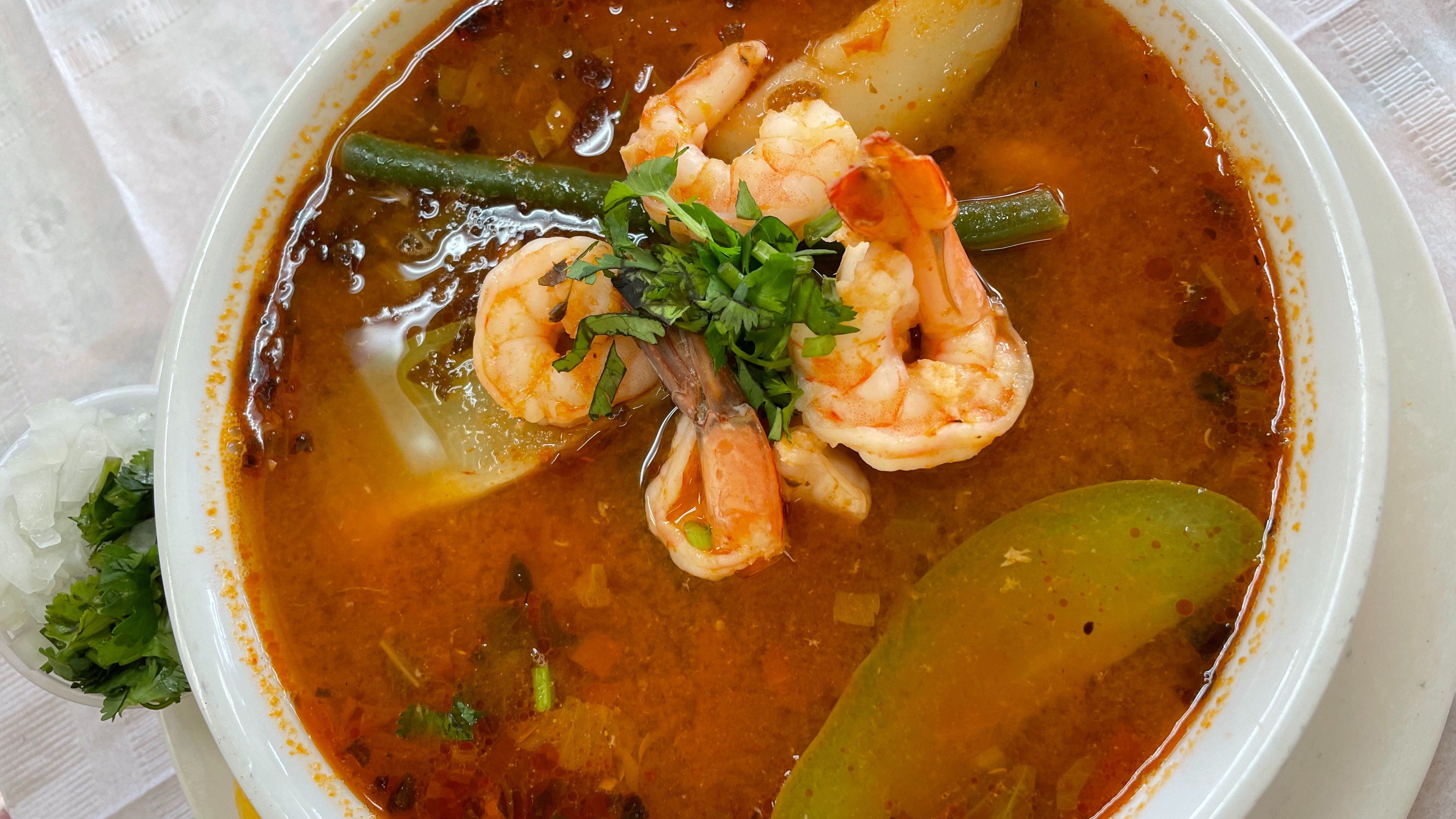 Caldo de Camarón (Shrimp Soup with Vegetables)
