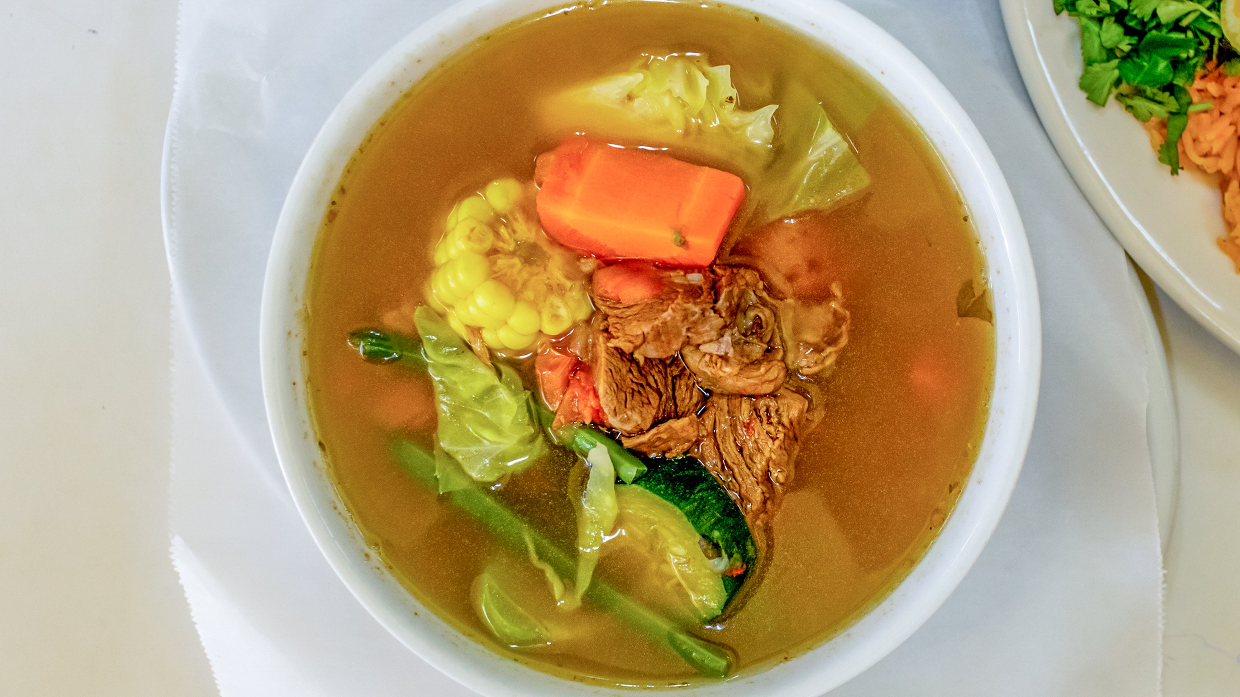 Caldo de Res (Beef Soup with Vegetables)