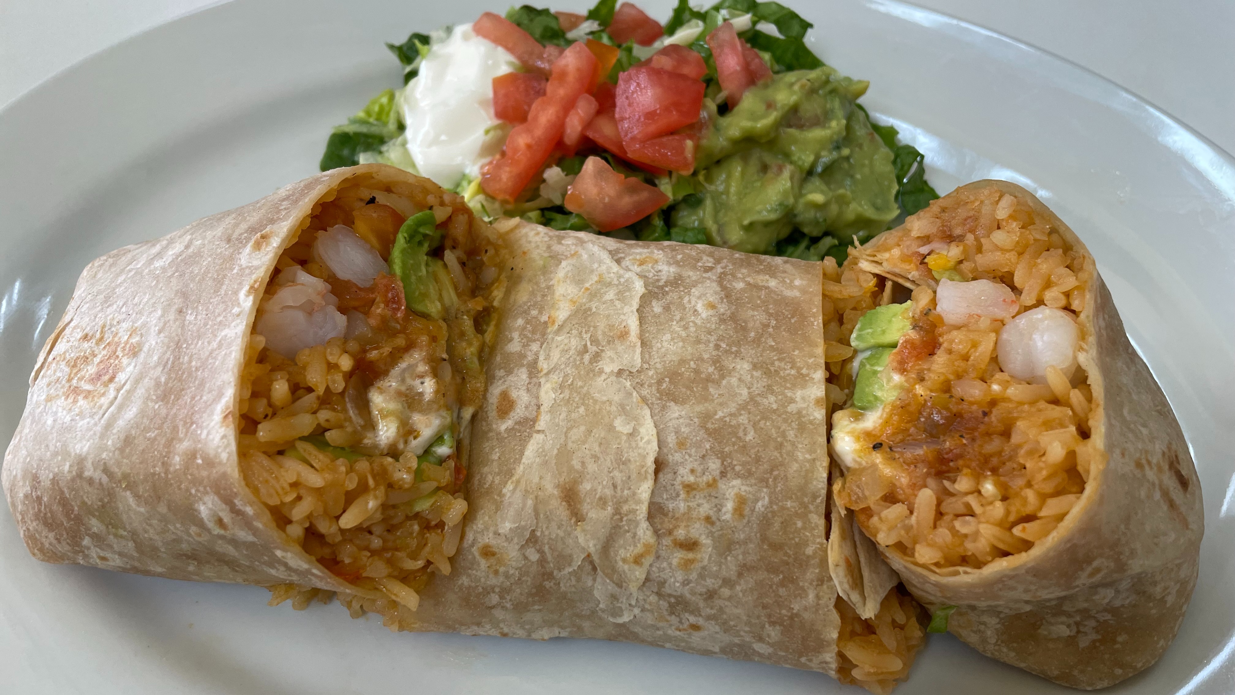 Fiesta Shrimp Burrito
