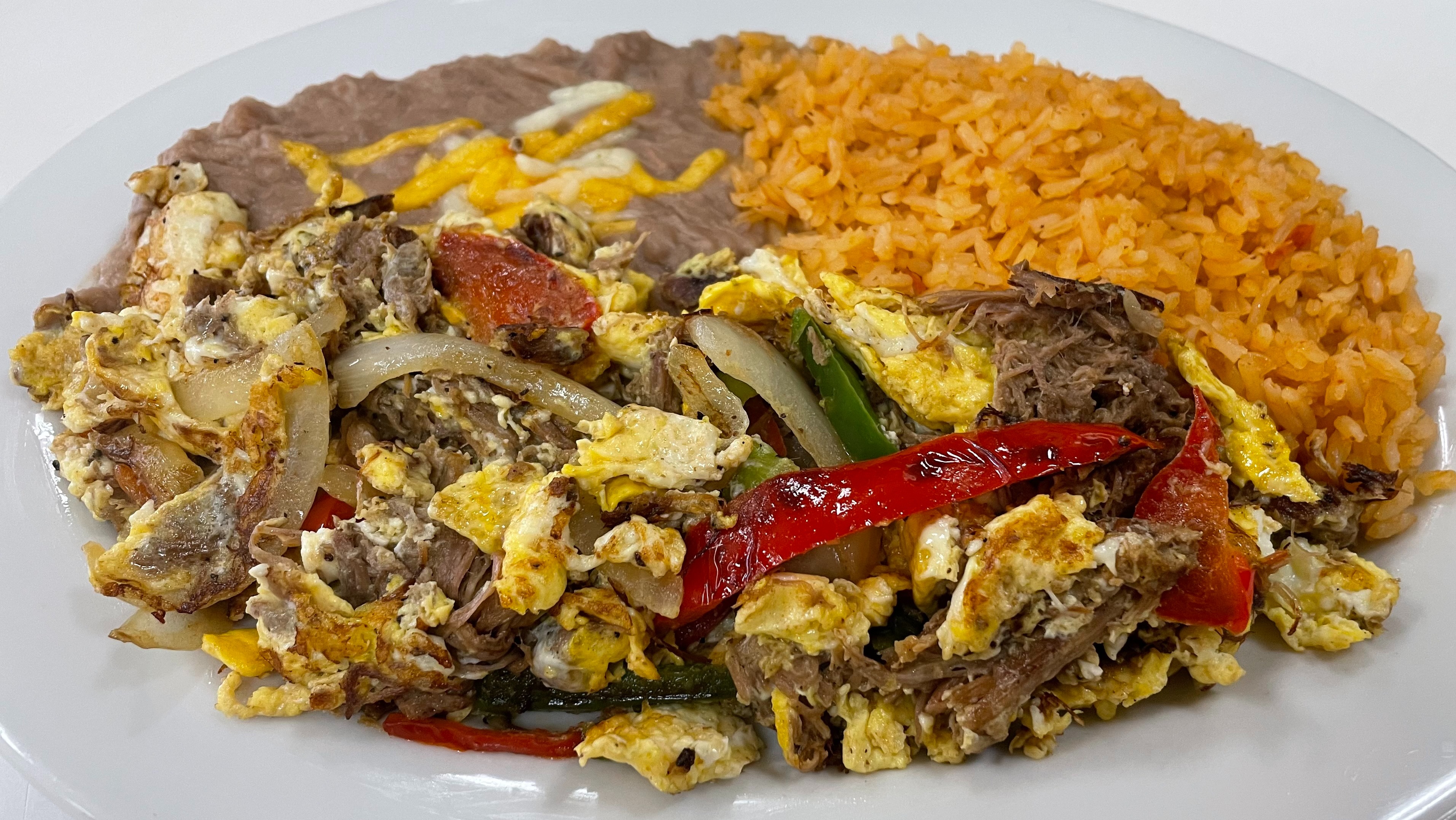 Machaca con Huevos