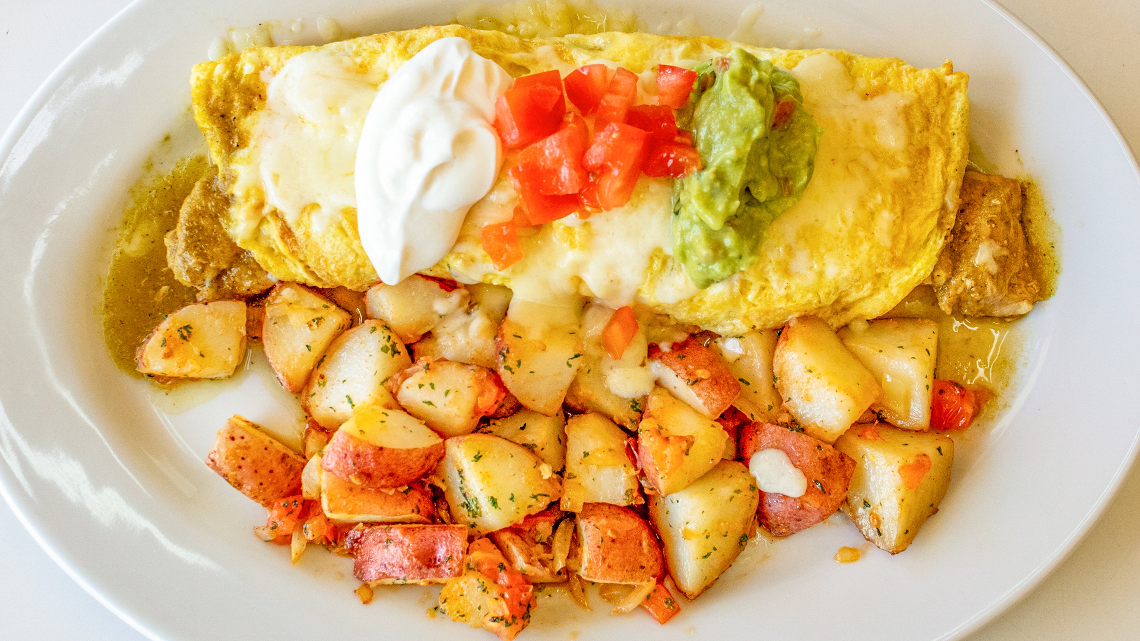 Omelette de Chile Verde