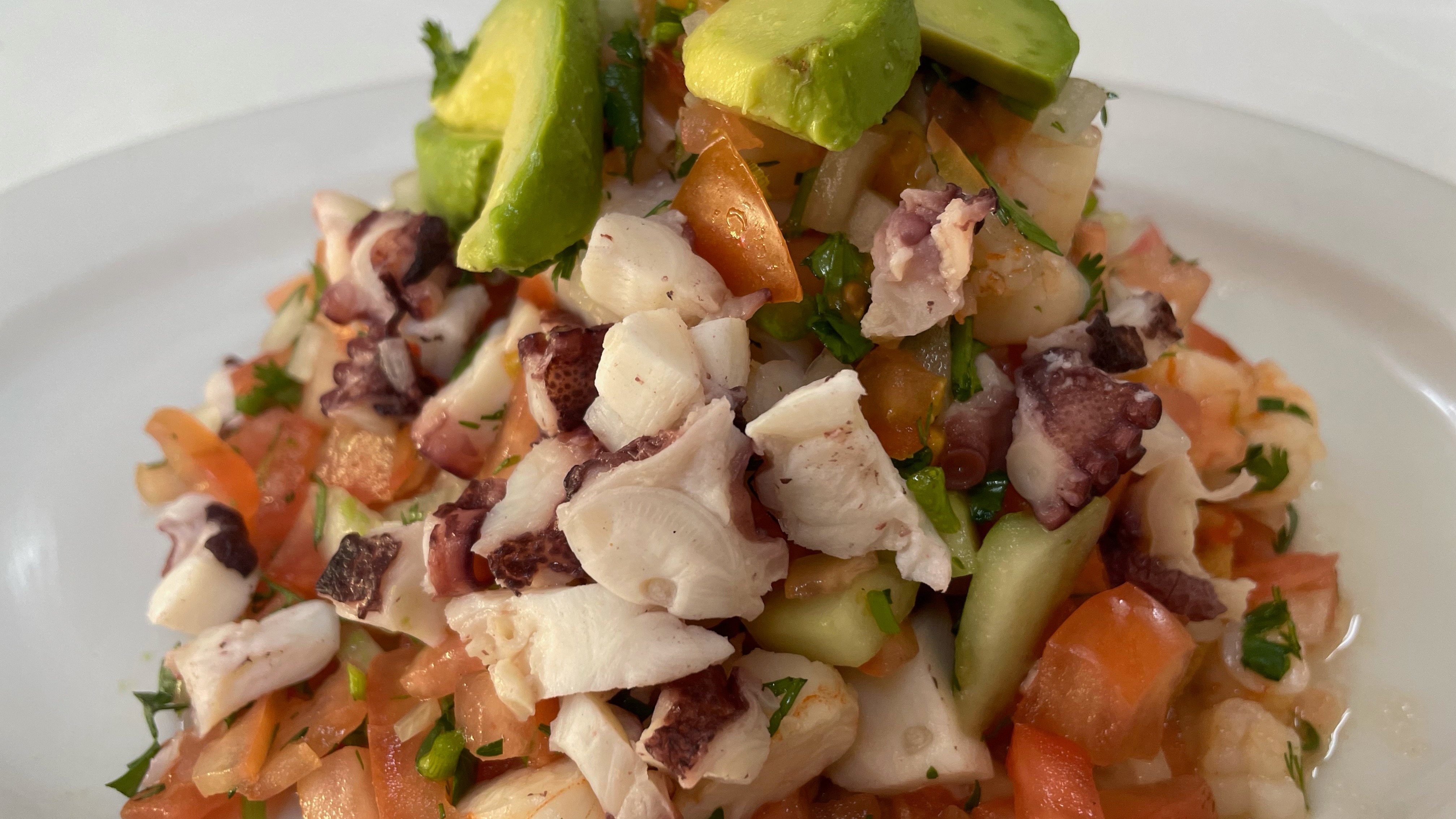 Tostada de Pulpo (Octopus)
