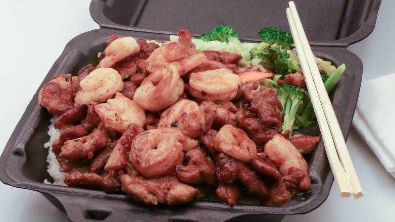 Chicken and Shrimp Teriyaki