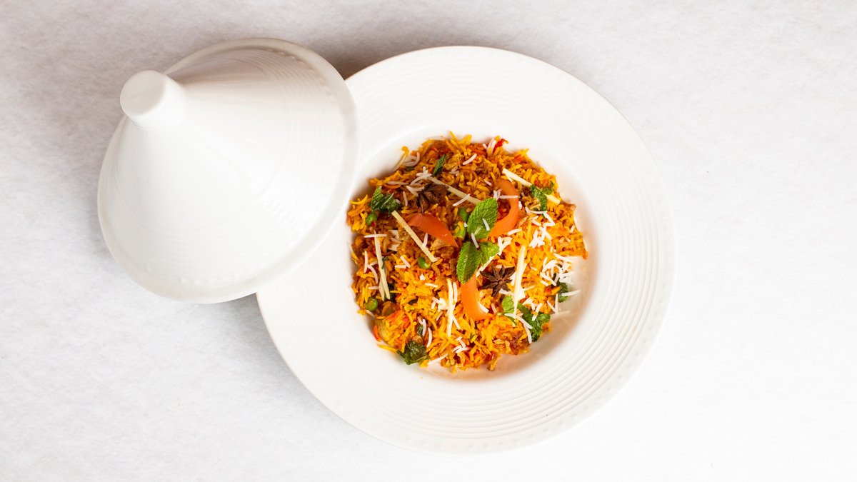 Vegetarian biryani