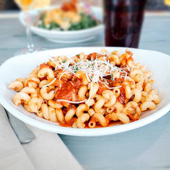 Pasta, Red Sauce and Mozzarella