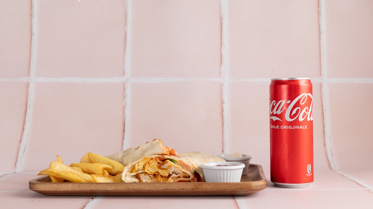 Burrito Pule + Patate + Freskuese