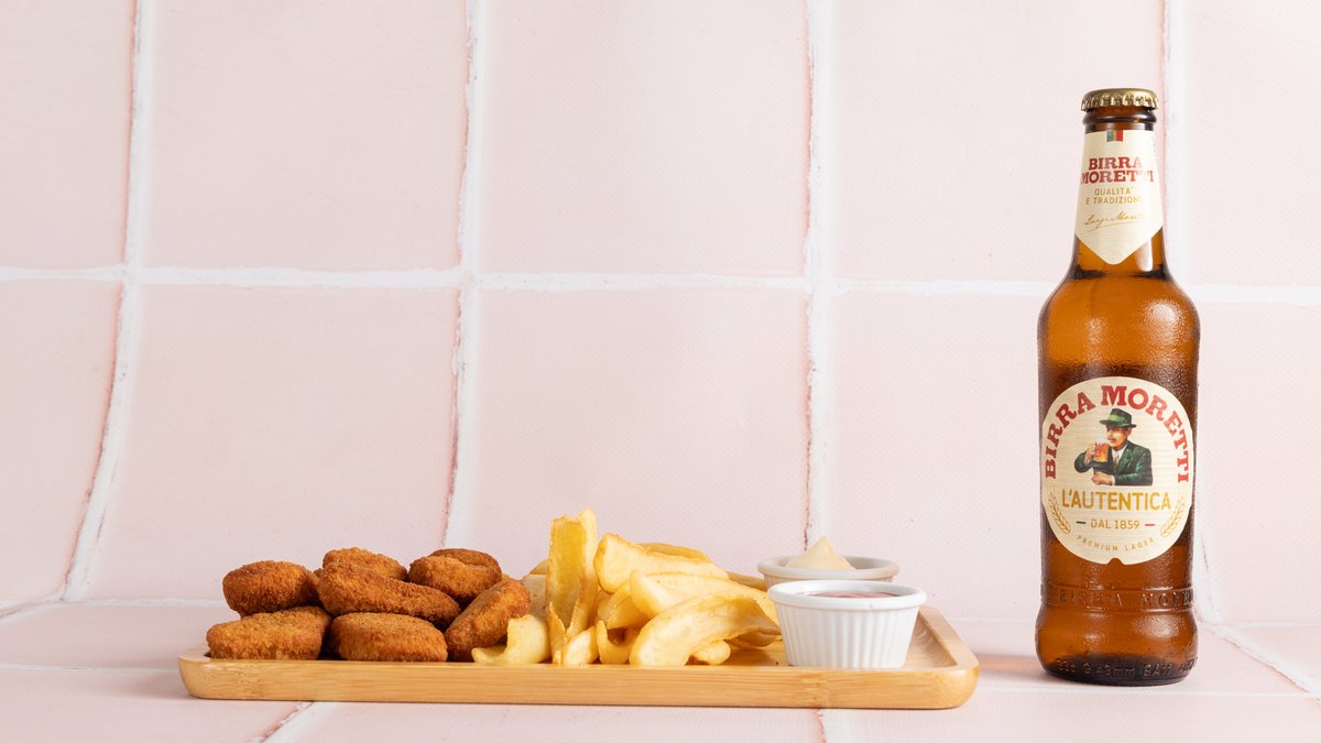 Chicken Nuggets + Patate + Birre