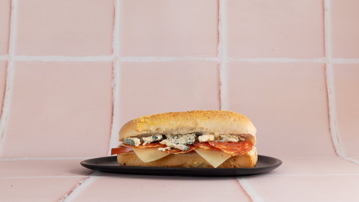 Sandwich Gorgonzola and Pikant