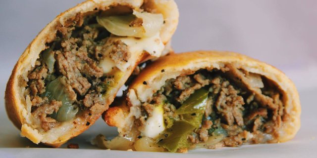 Philly Cheesesteak Empanada