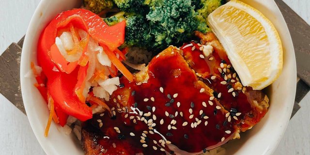 Salmon Teriyaki Rice Bowl