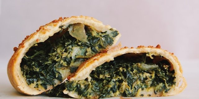 Spinach and Feta Empanada