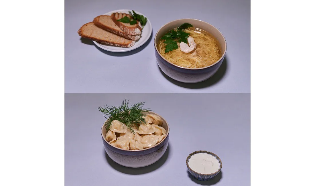 Zupa do wyboru + MIX pierogów (6 szt. z ziemniakami oraz 6 szt. z kapustą)