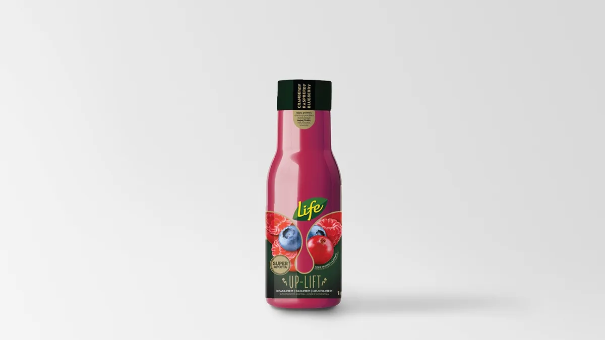Life Χυμός Cranberry, Raspberry και Blueberry 0.4 l
