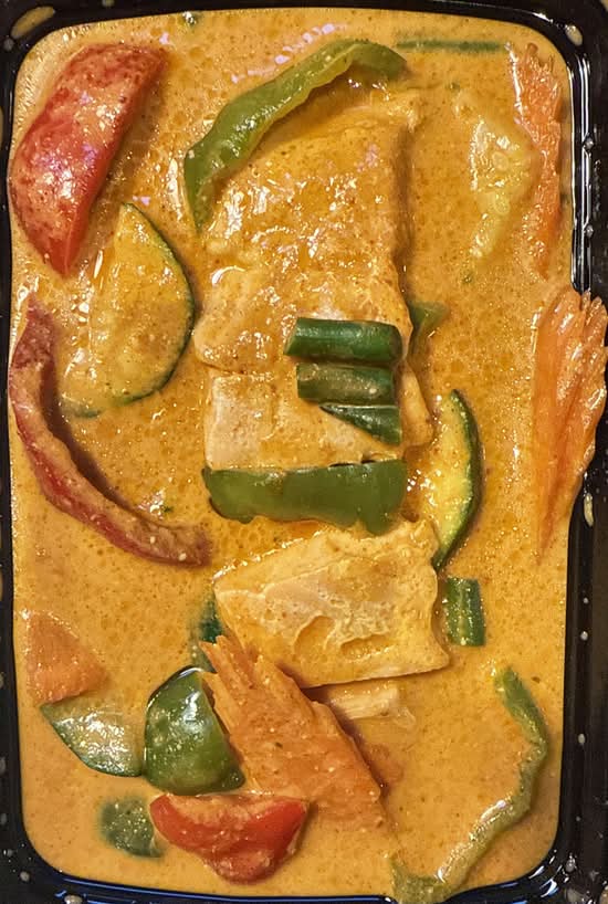 Fresh Salmon Chu Chee  ( Wild Salmon ) (Chef Special)