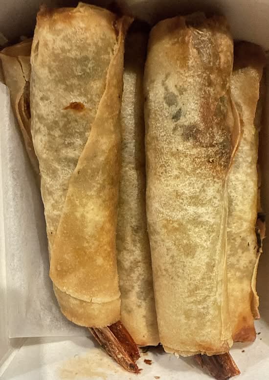 Goong Gra Bok ( Shrimp Rolls )