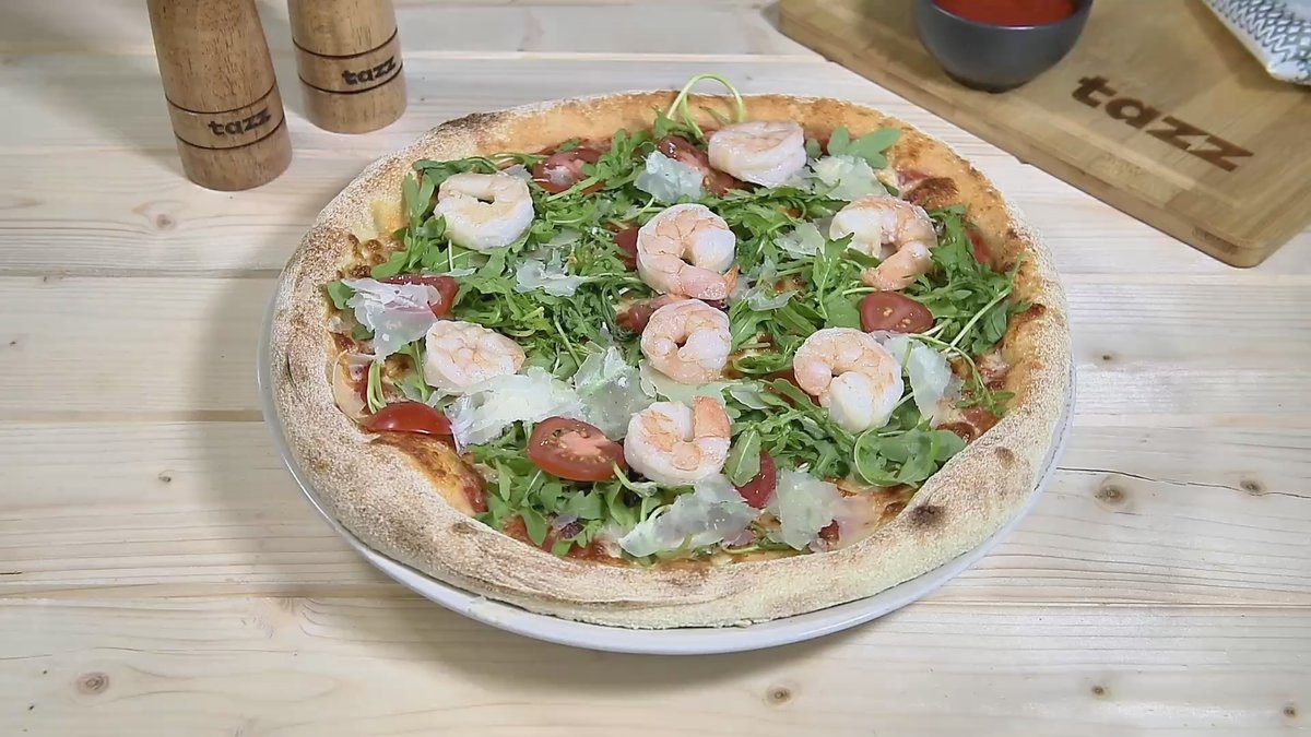 Pizza Gamberetti e Rucola