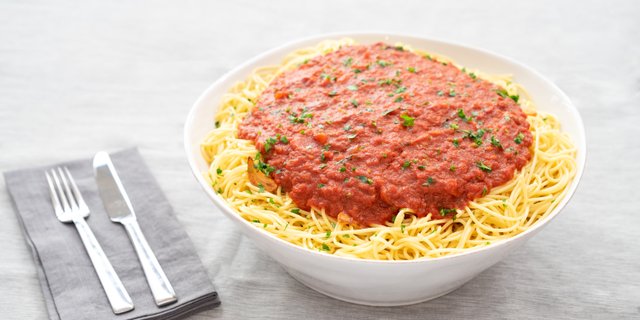 Spaghetti and Tomato Sauce