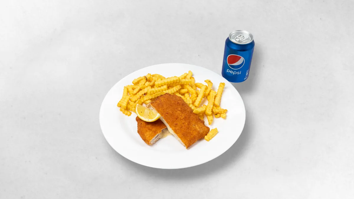 Cordon Bleu Schwein Menü