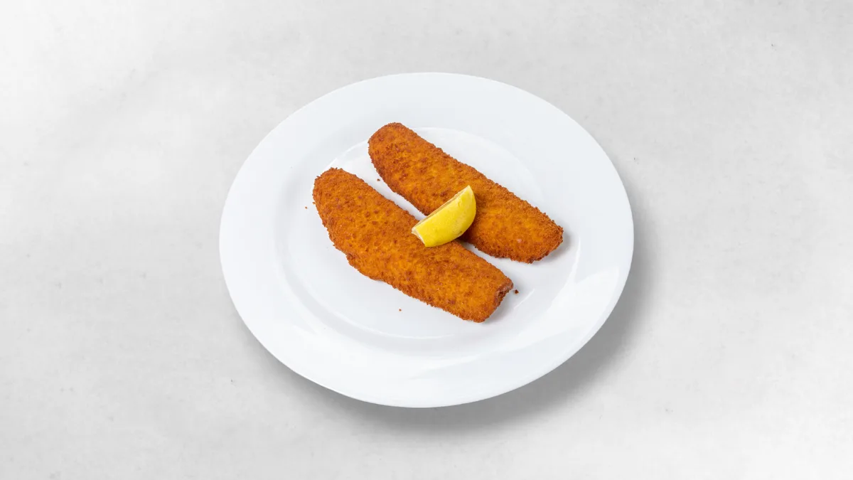 Gebackene Fischfilets