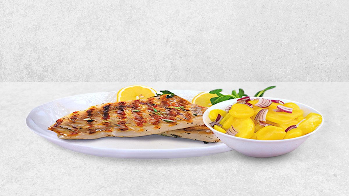 Gegrilltes Hühnerschnitzel