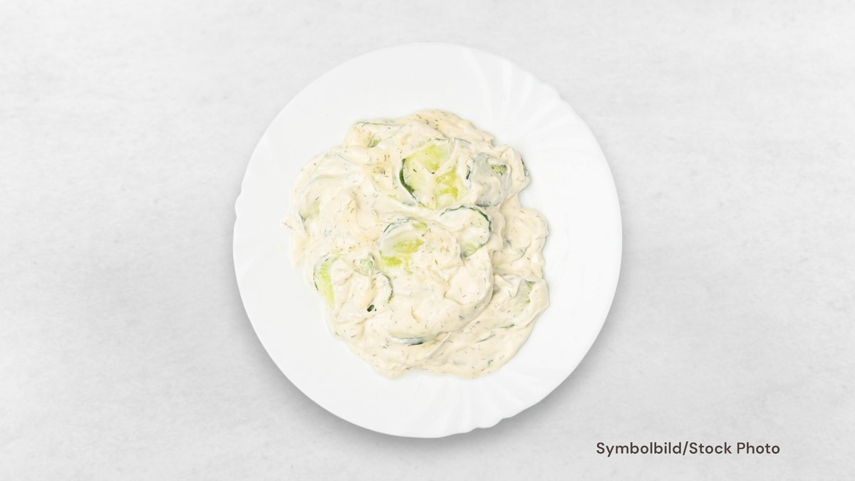 Gurkenrahm-Salat