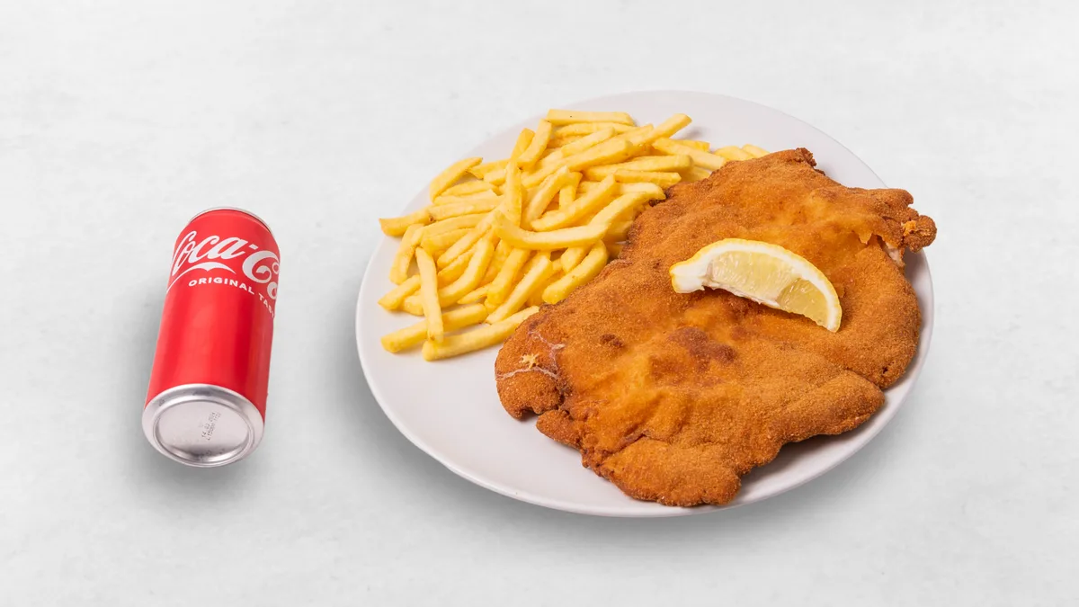 Riesen Cordon Bleu Menü