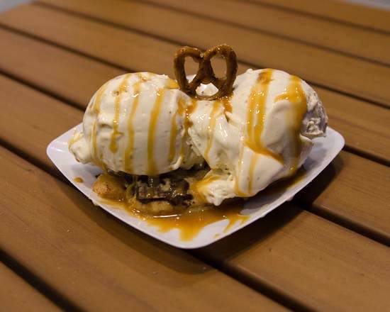 Salted Caramel Pretzel and Warm Cookie