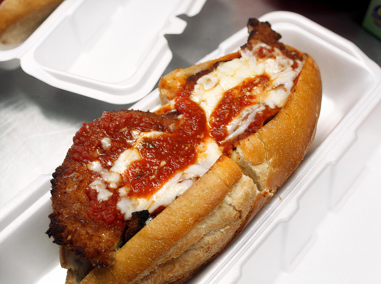 Chicken Parmigiana Hero