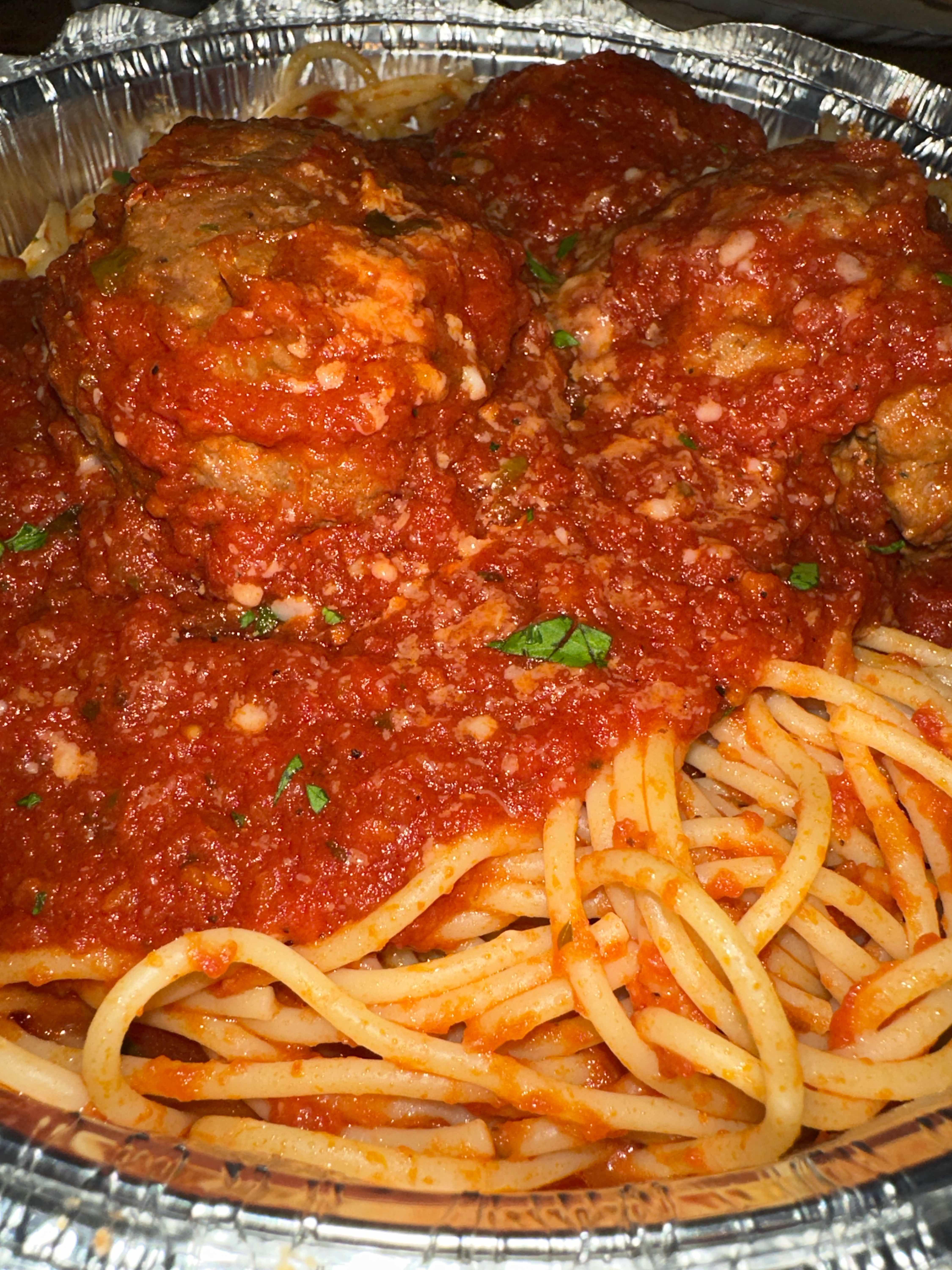 Spaghetti Pasta with Meatballs