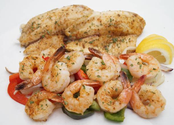 Grilled Fish and Shrimp