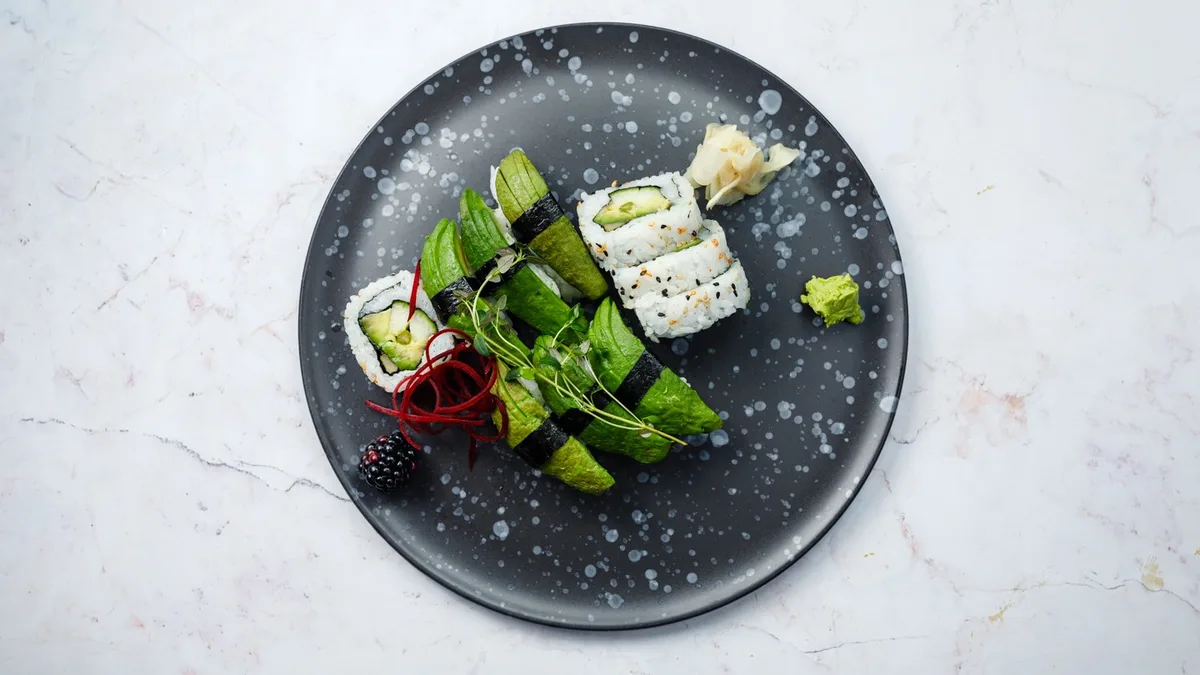 Avokado sushi - 10 bitar