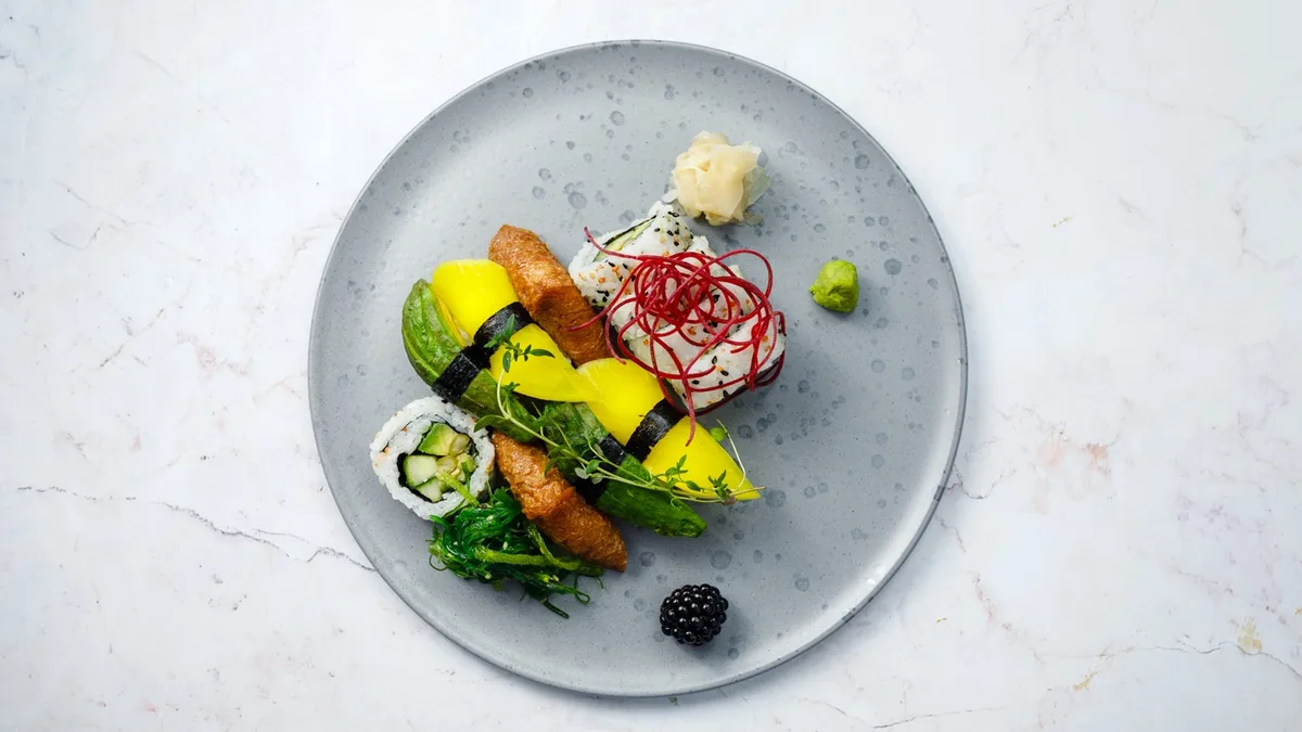 Stor Vegetarisk Sushi - 15 bitar