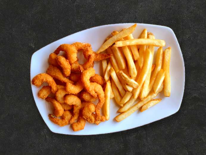 Shrimp in a Basket