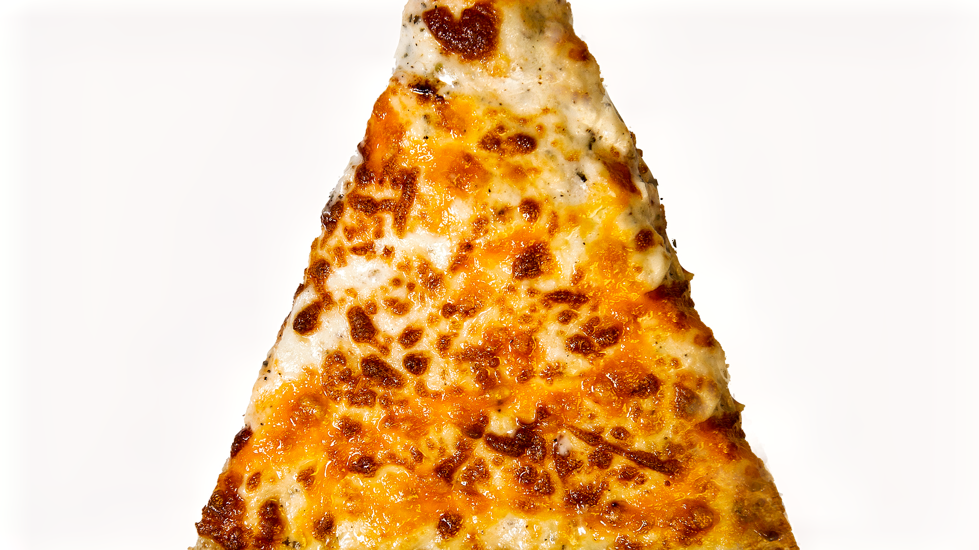 White garlic sauce  Cheese Pizza Slice