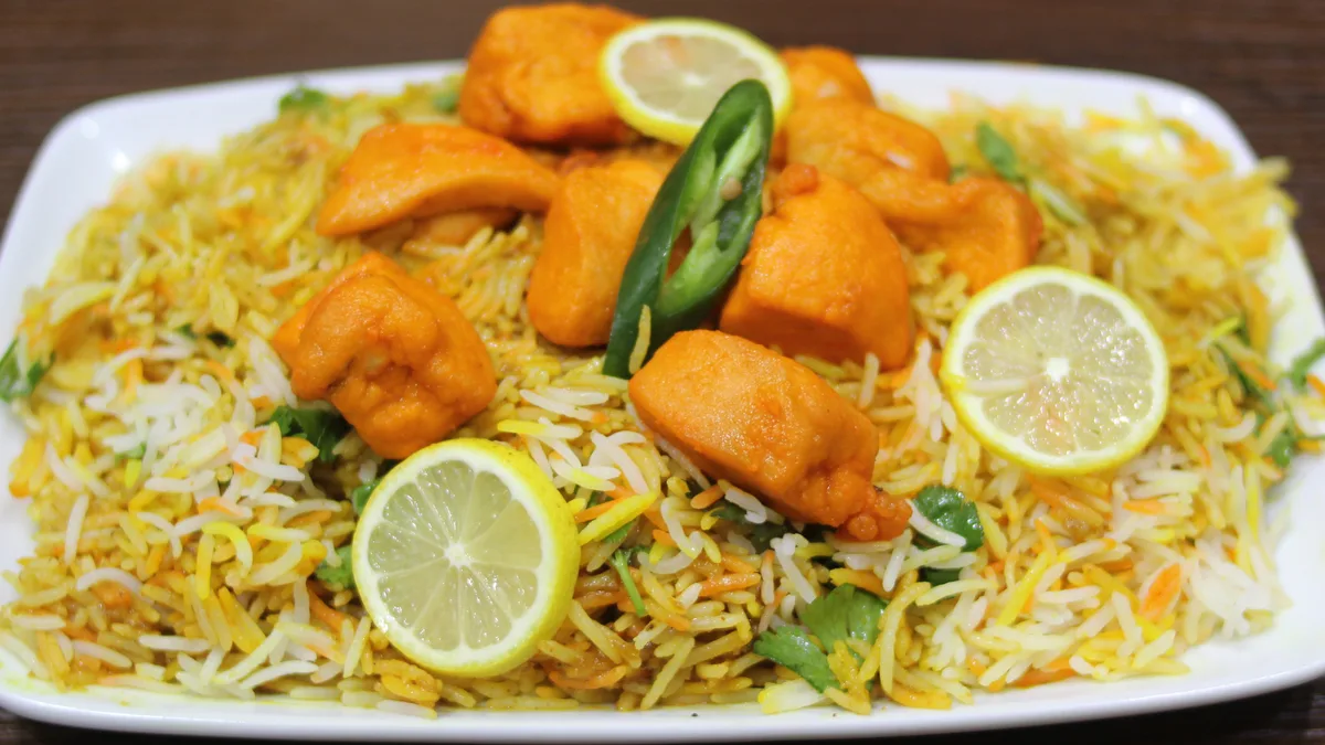 Chicken Bbq  Biryani