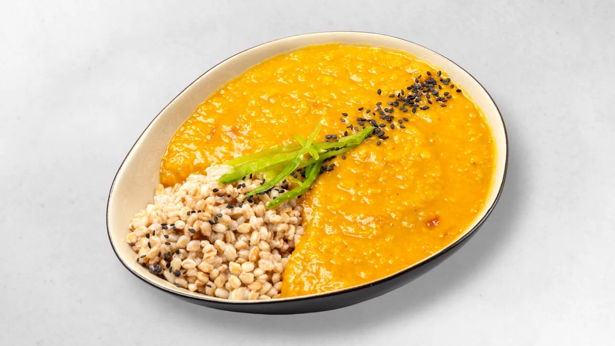 Indisches Dal mit Bio-Vollkorn-Basmatireis