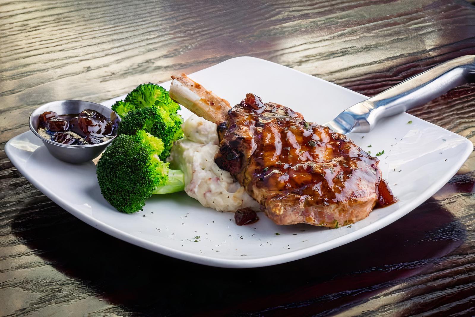 Bourbon Pork Chop