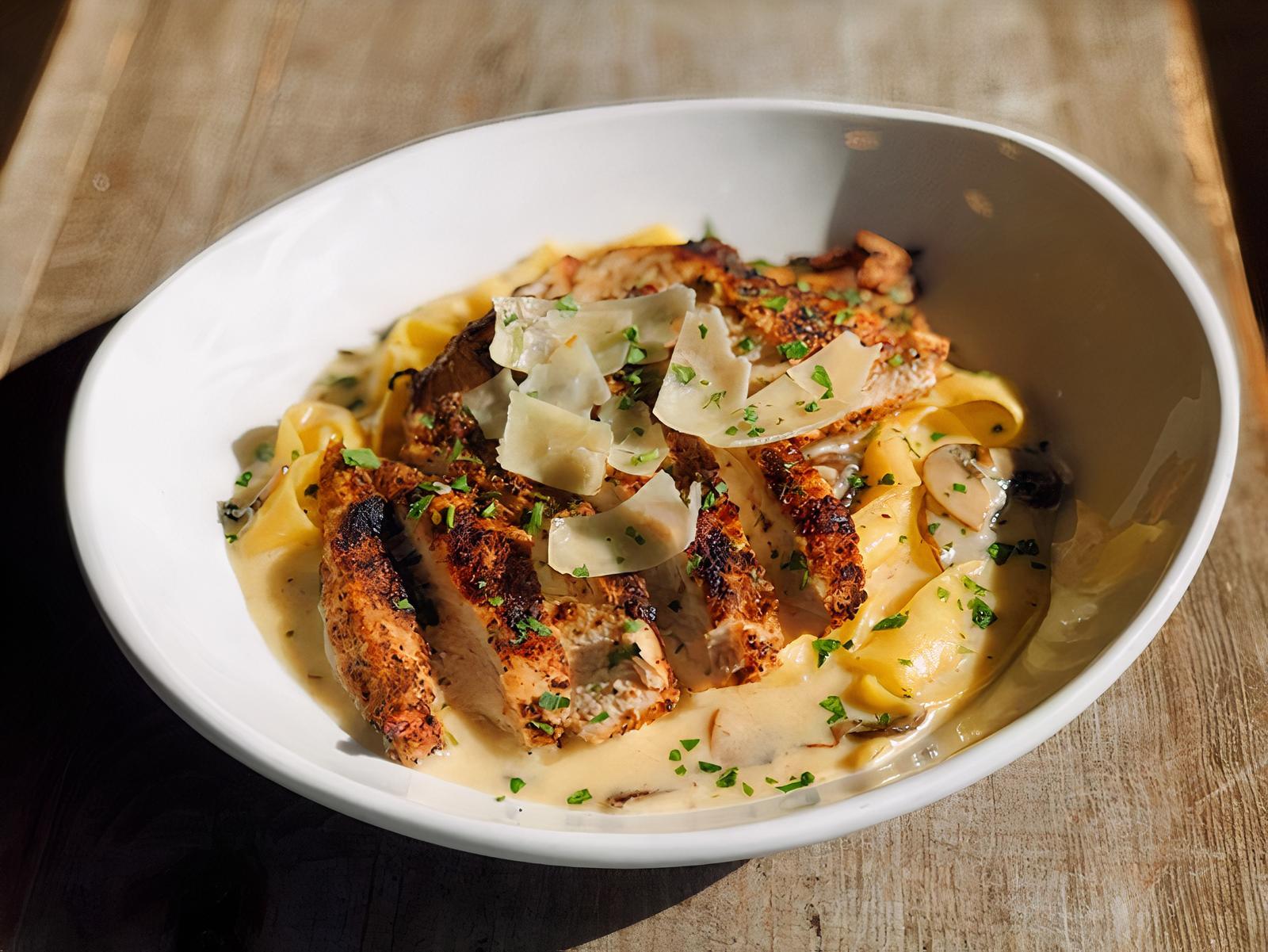 Grilled Chicken Alfredo