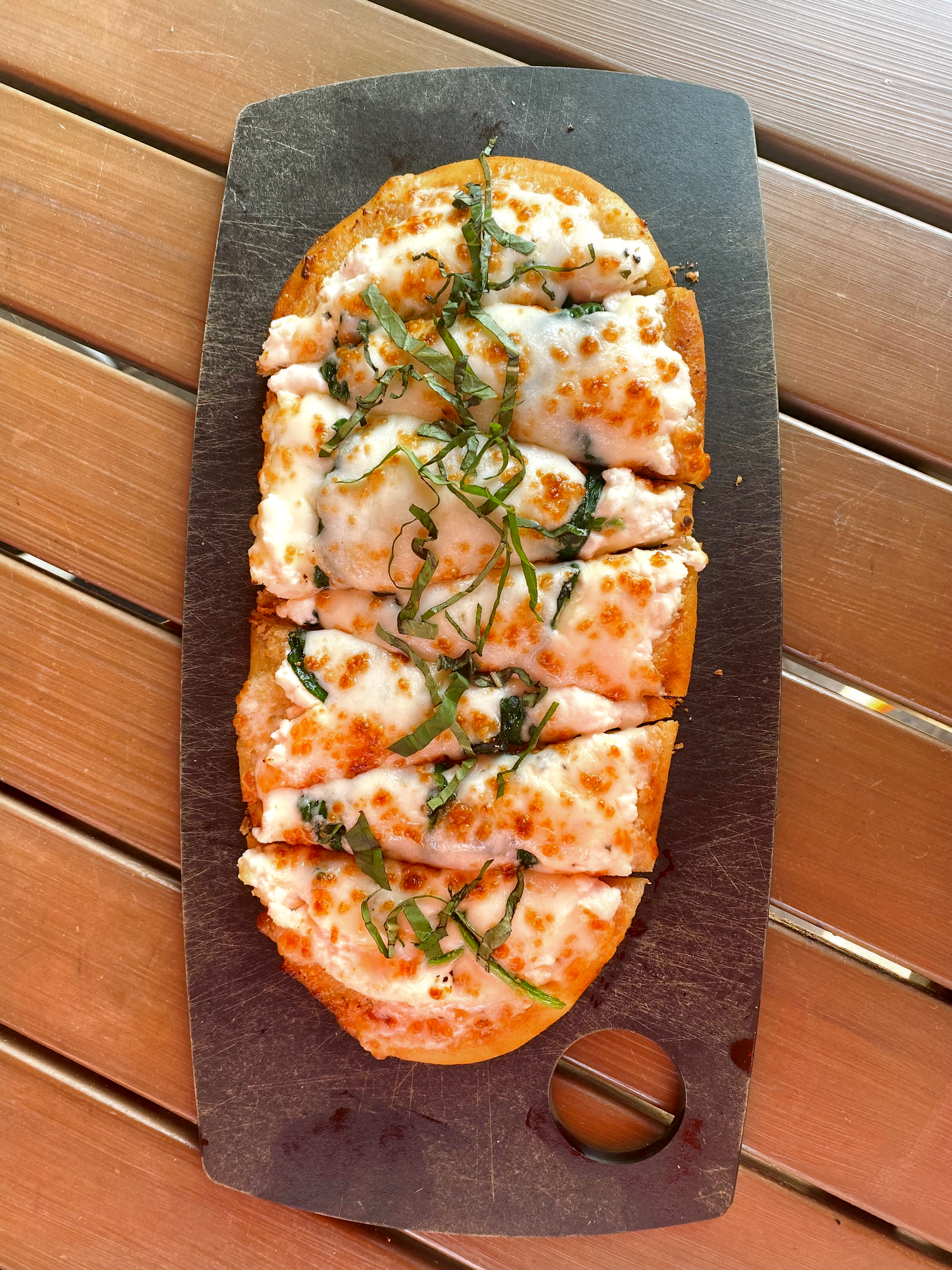 Ricotta + Spinach Flatbread