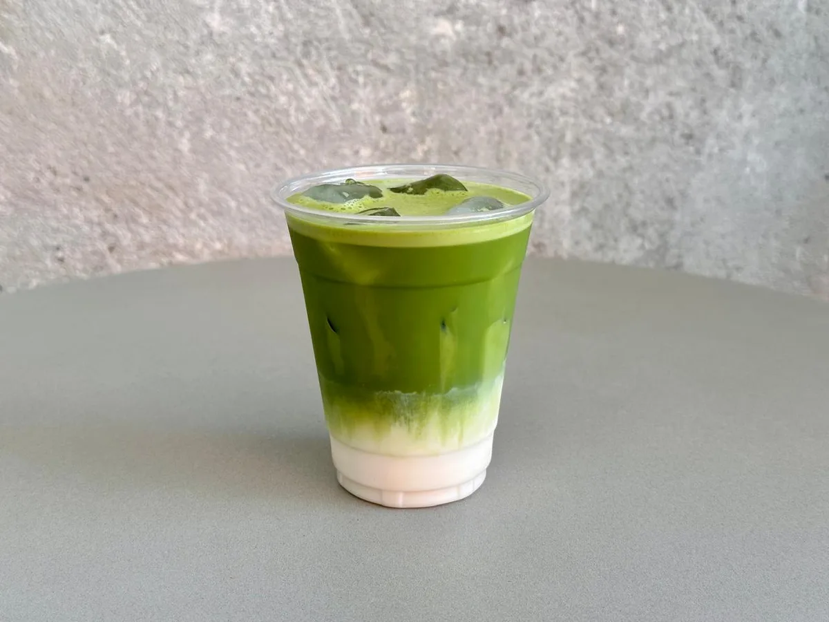 ICED Peppermint Matcha Latte