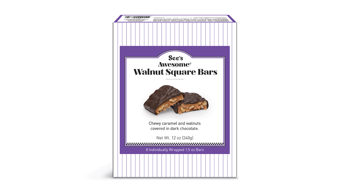 8-pack Awesome Walnut Square Bar