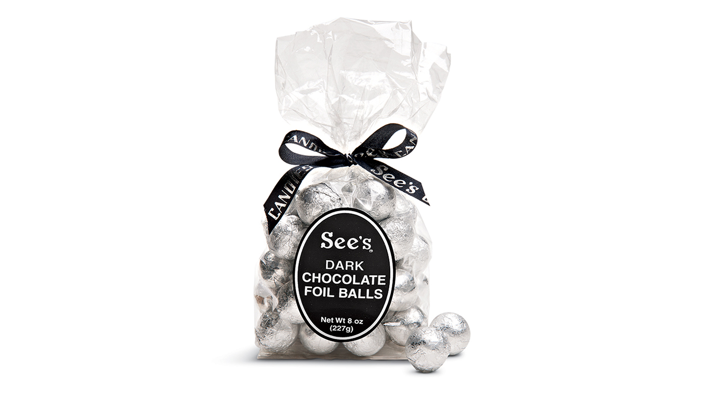 Dark Chocolate Foil Balls