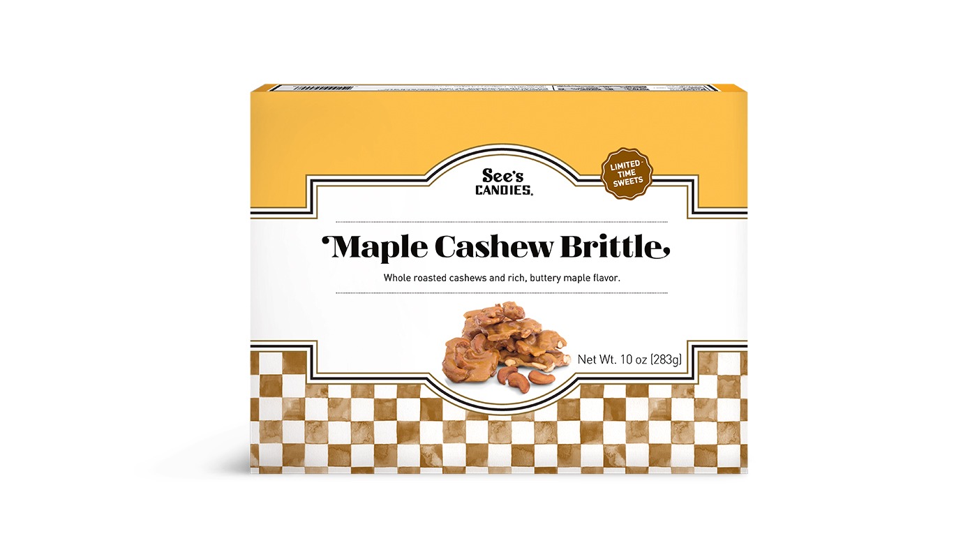 Maple Cashew Brittle