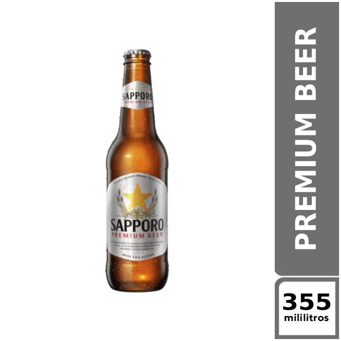 Sapporo Premium Beer 355 ml