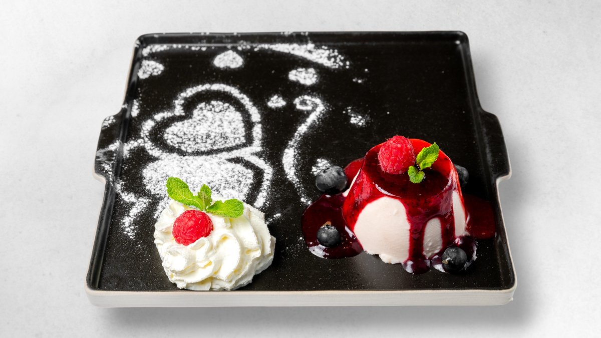 Panna Cotta con Frutti di Bosco