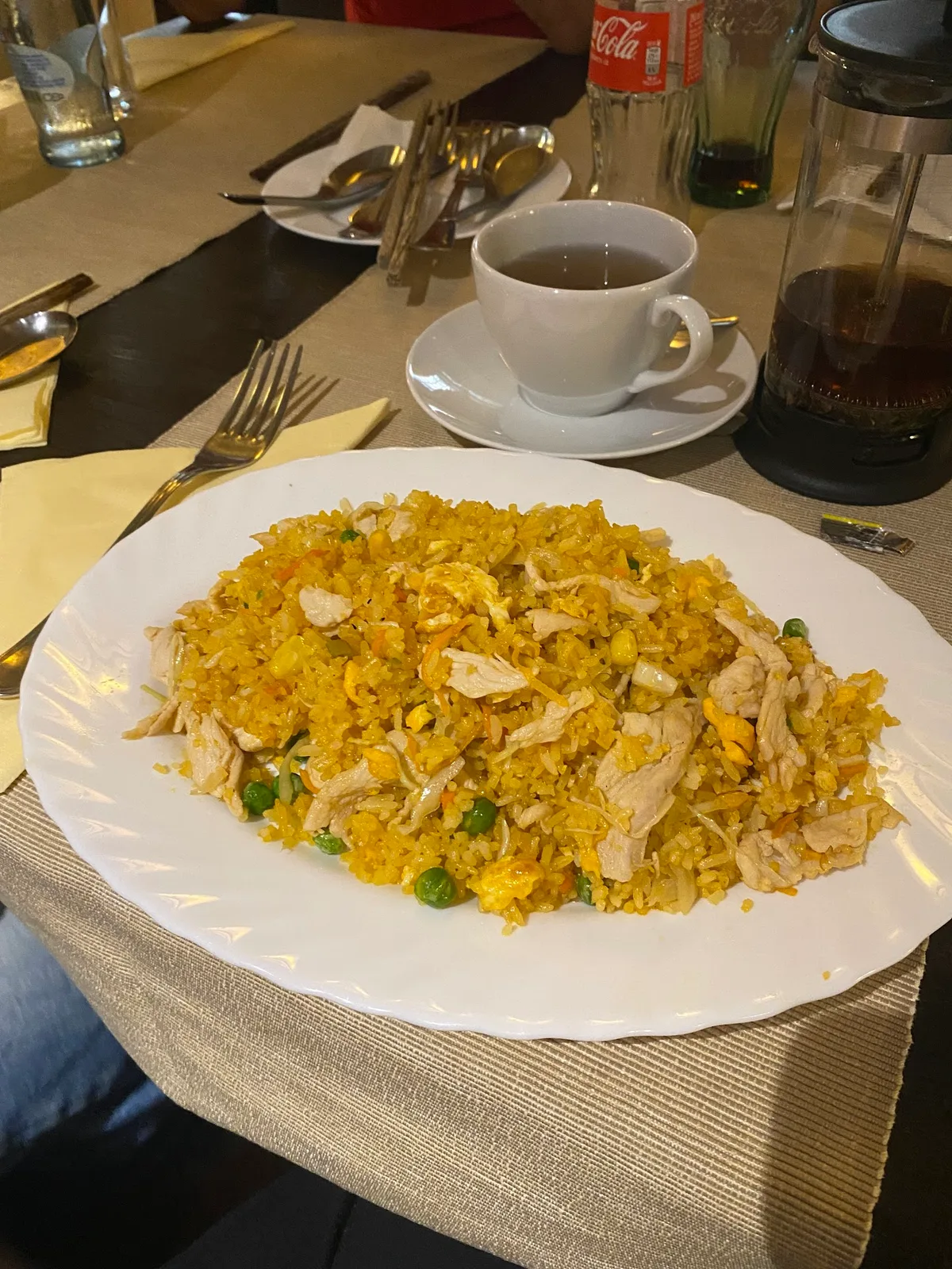 COM RANG CHAY. PIRÍTOTT RIZS ZÖLDSÉGEKKEL (gluten free)
